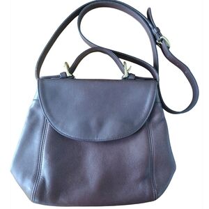 Coach 1996 Vintage Soho Brown Mahogany Leather Sathel